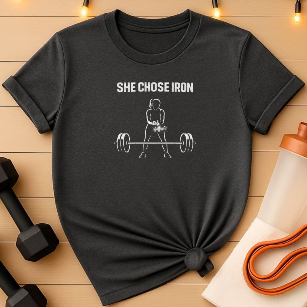 She Chose Iron Women's Gym T-Shirt
