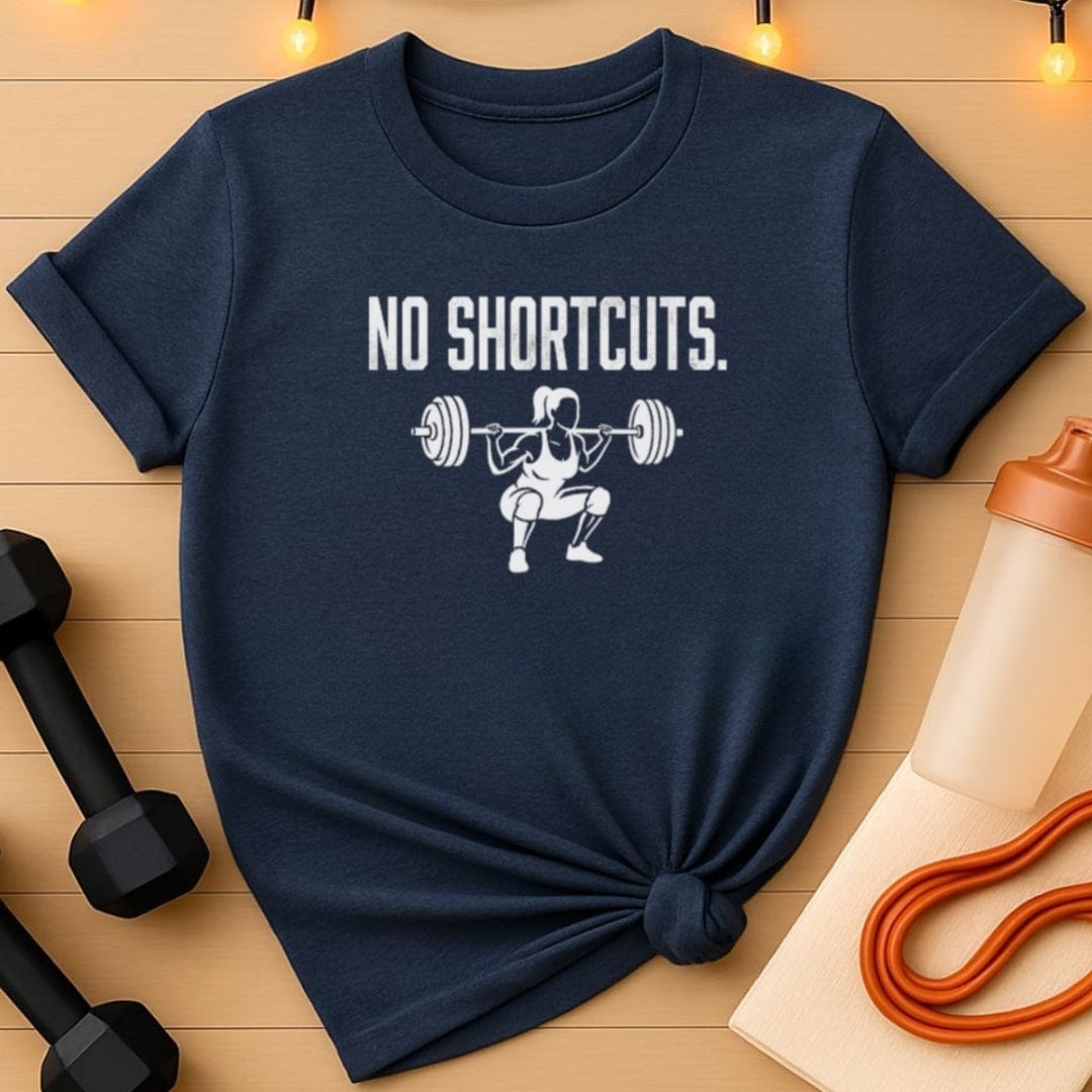 No Shortcuts Women’s Gym T-Shirt