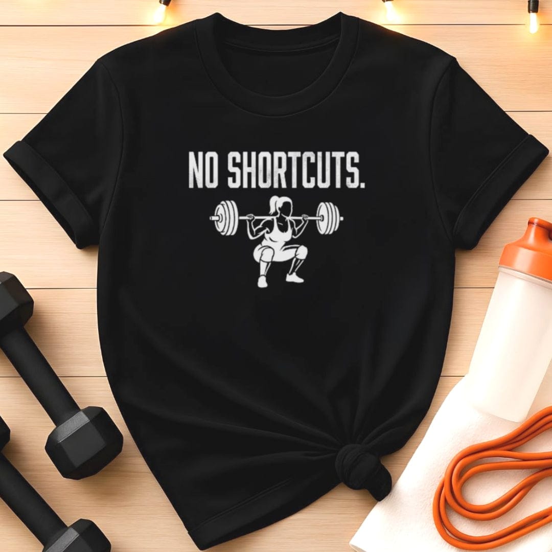 No Shortcuts Women’s Gym T-Shirt