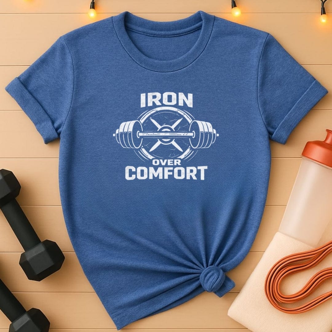Iron Over Comfort Powerlifting T-Shirt