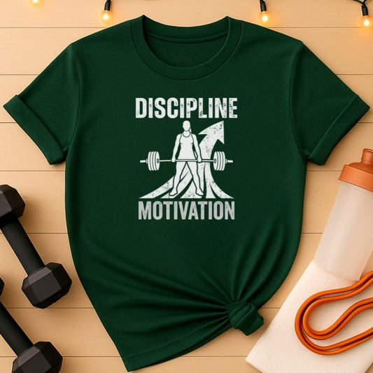 Discipline Builds Motivation Women's Gym T-Shirt