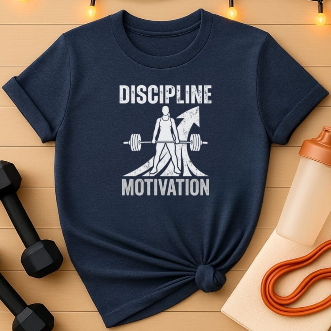 Discipline Builds Motivation Women's Gym T-Shirt