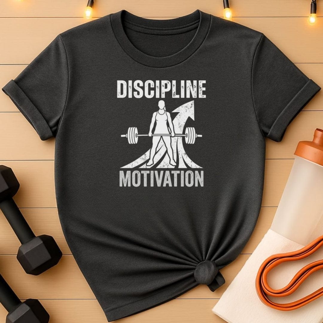 Discipline Builds Motivation Women's Gym T-Shirt