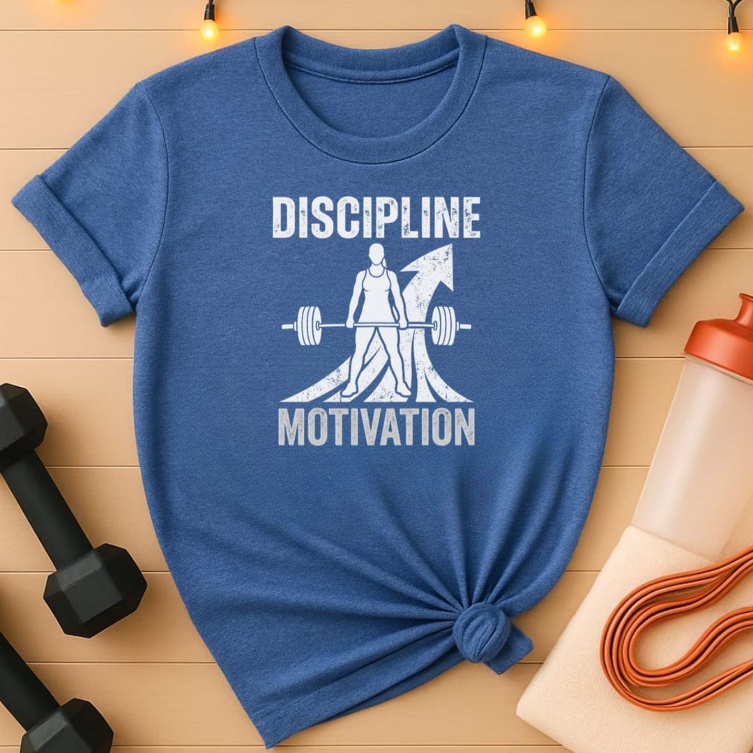Discipline Builds Motivation Women's Gym T-Shirt