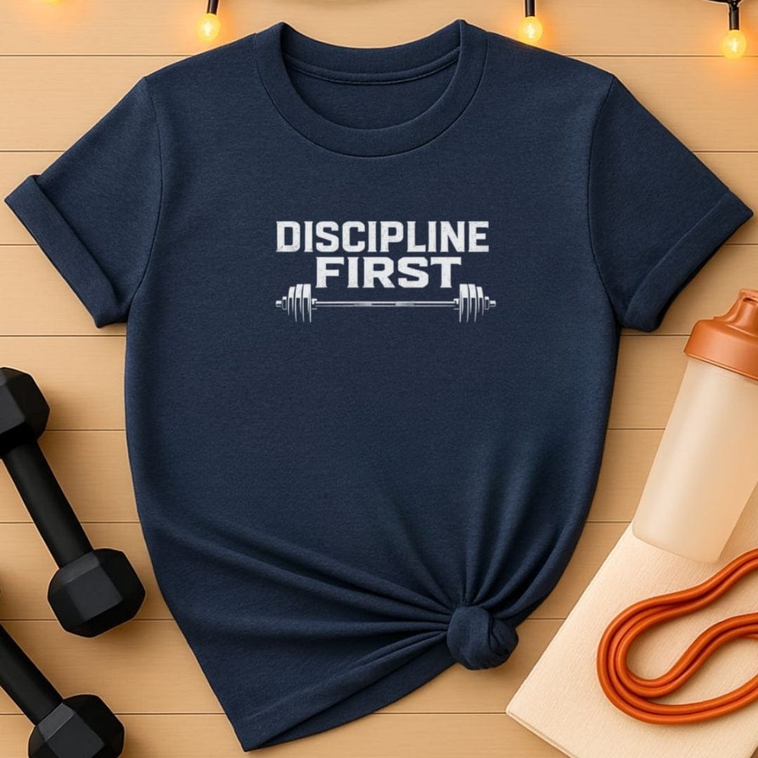 Discipline First Barbell T-Shirt