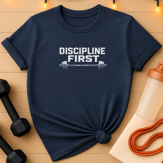 Discipline First Barbell T-Shirt