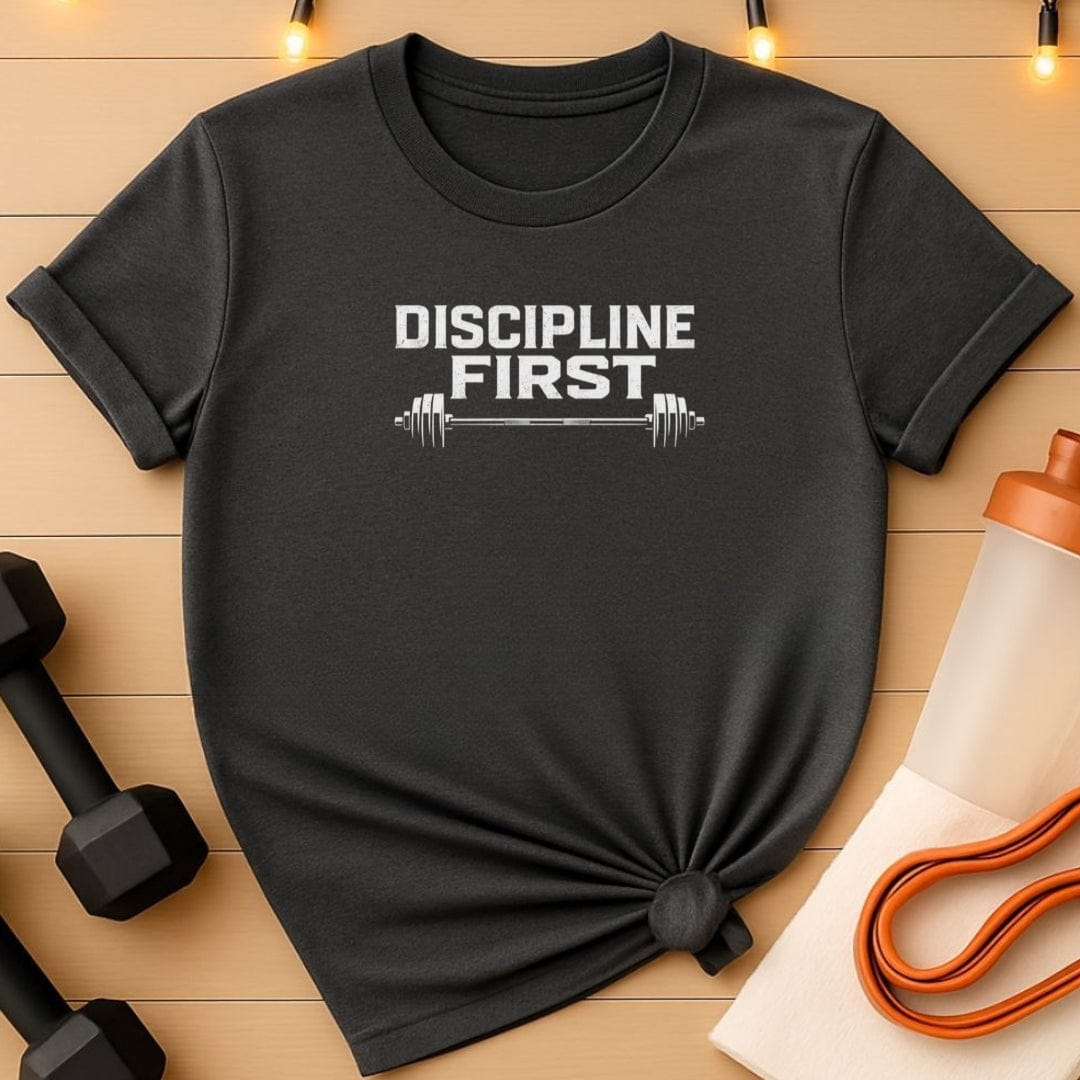 Discipline First Barbell T-Shirt
