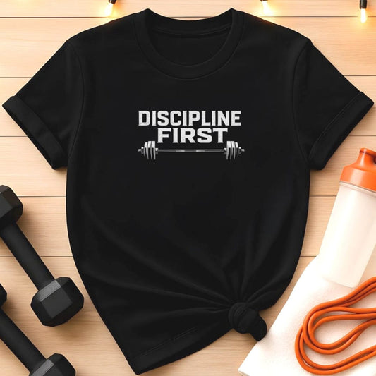 Discipline First Barbell T-Shirt