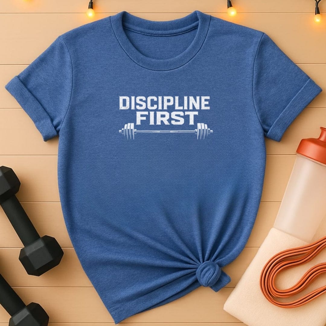 Discipline First Barbell T-Shirt