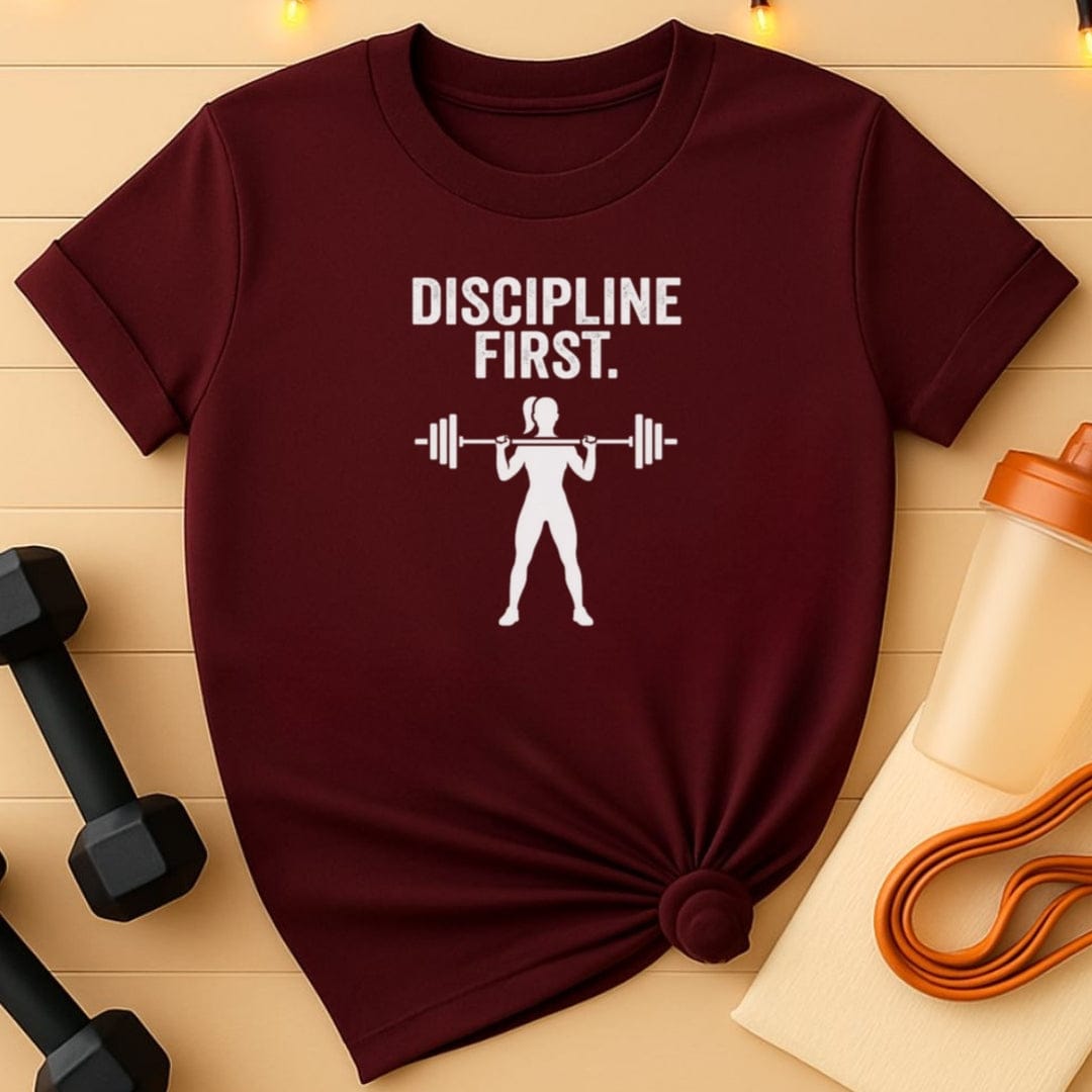Discipline First Female Lifter T-Shirt