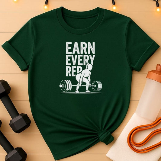 Earn Every Rep Women's Gym T-Shirt