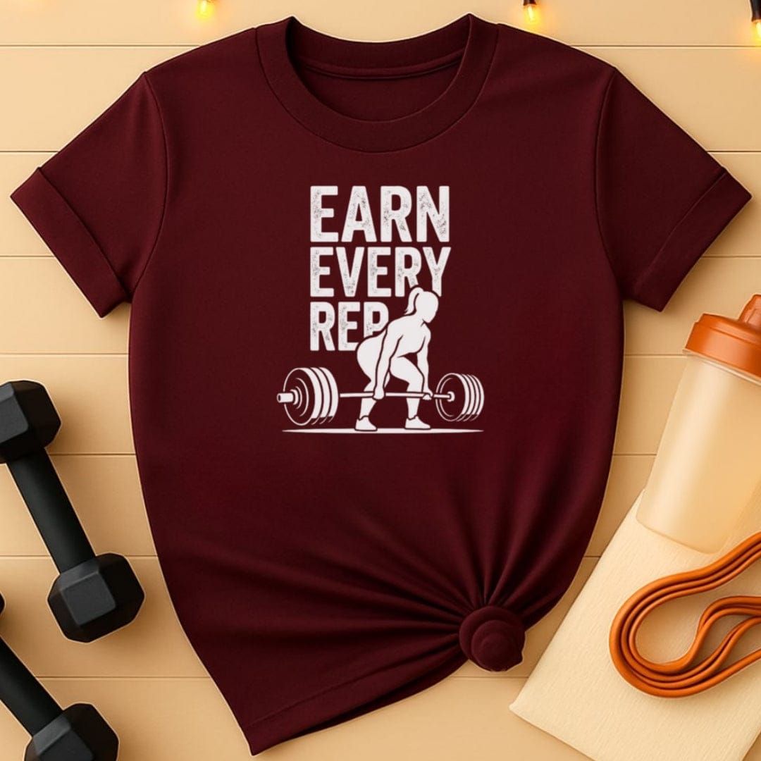 Earn Every Rep Women's Gym T-Shirt