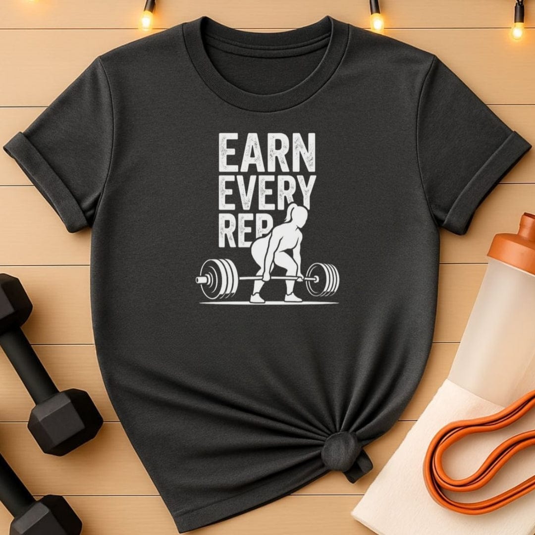 Earn Every Rep Women's Gym T-Shirt