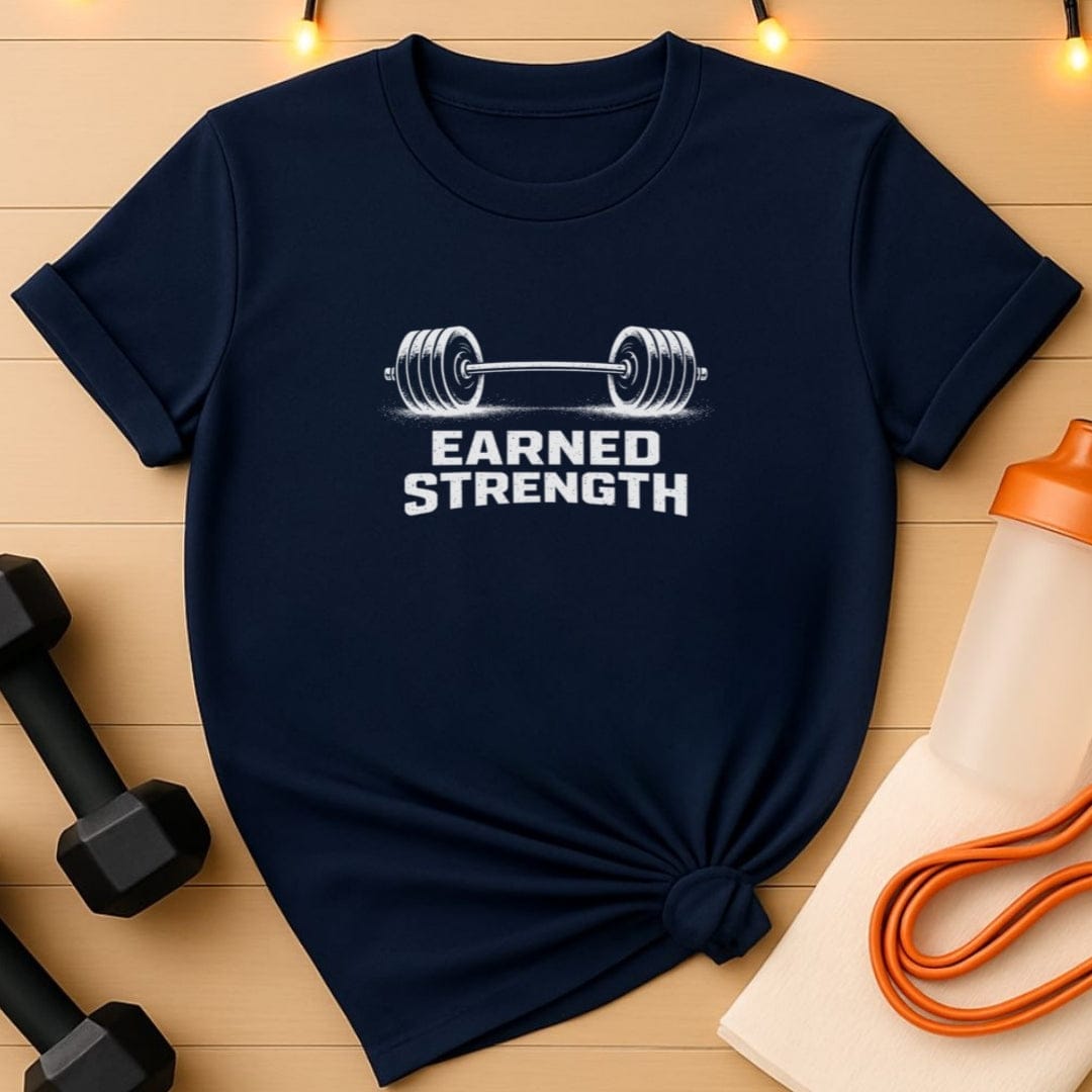 Earned Strength Barbell T-Shirt