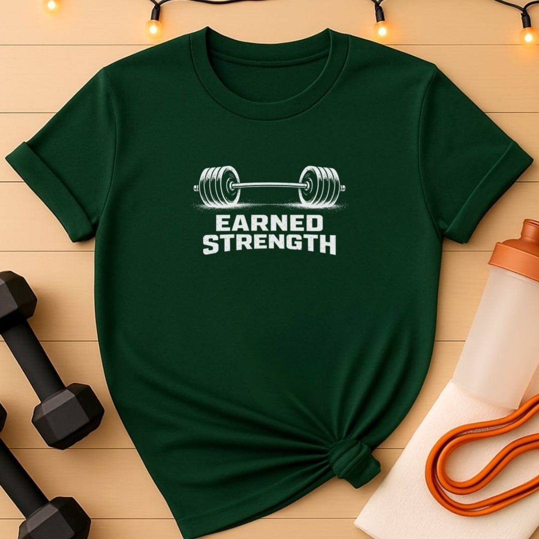 Earned Strength Barbell T-Shirt