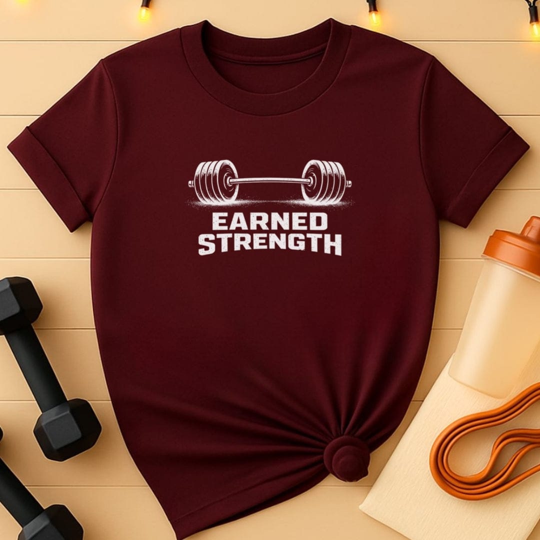 Earned Strength Barbell T-Shirt
