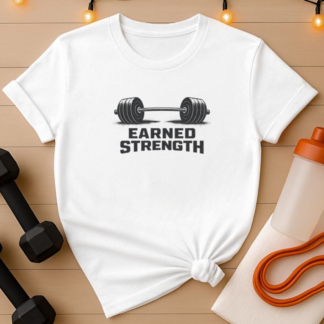Earned Strength Barbell T-Shirt