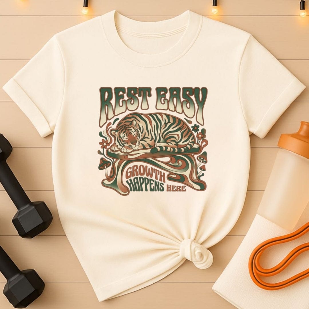 Rest Easy Tiger Gym T-Shirt