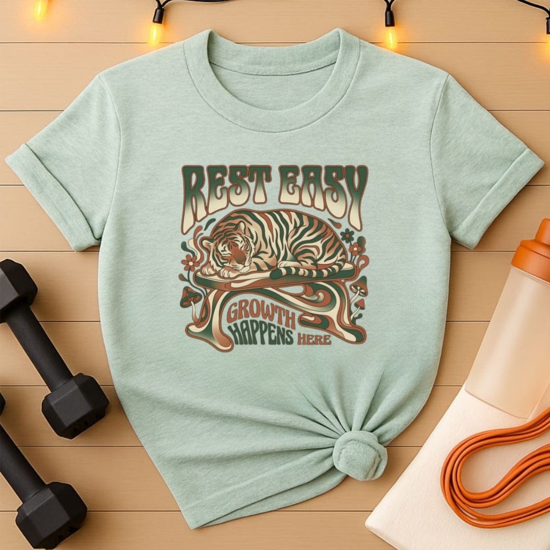 Rest Easy Tiger Gym T-Shirt