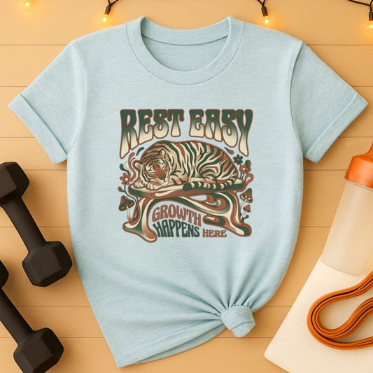 Rest Easy Tiger Gym T-Shirt