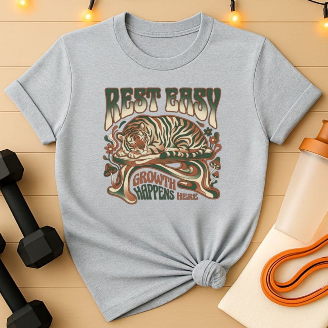 Rest Easy Tiger Gym T-Shirt
