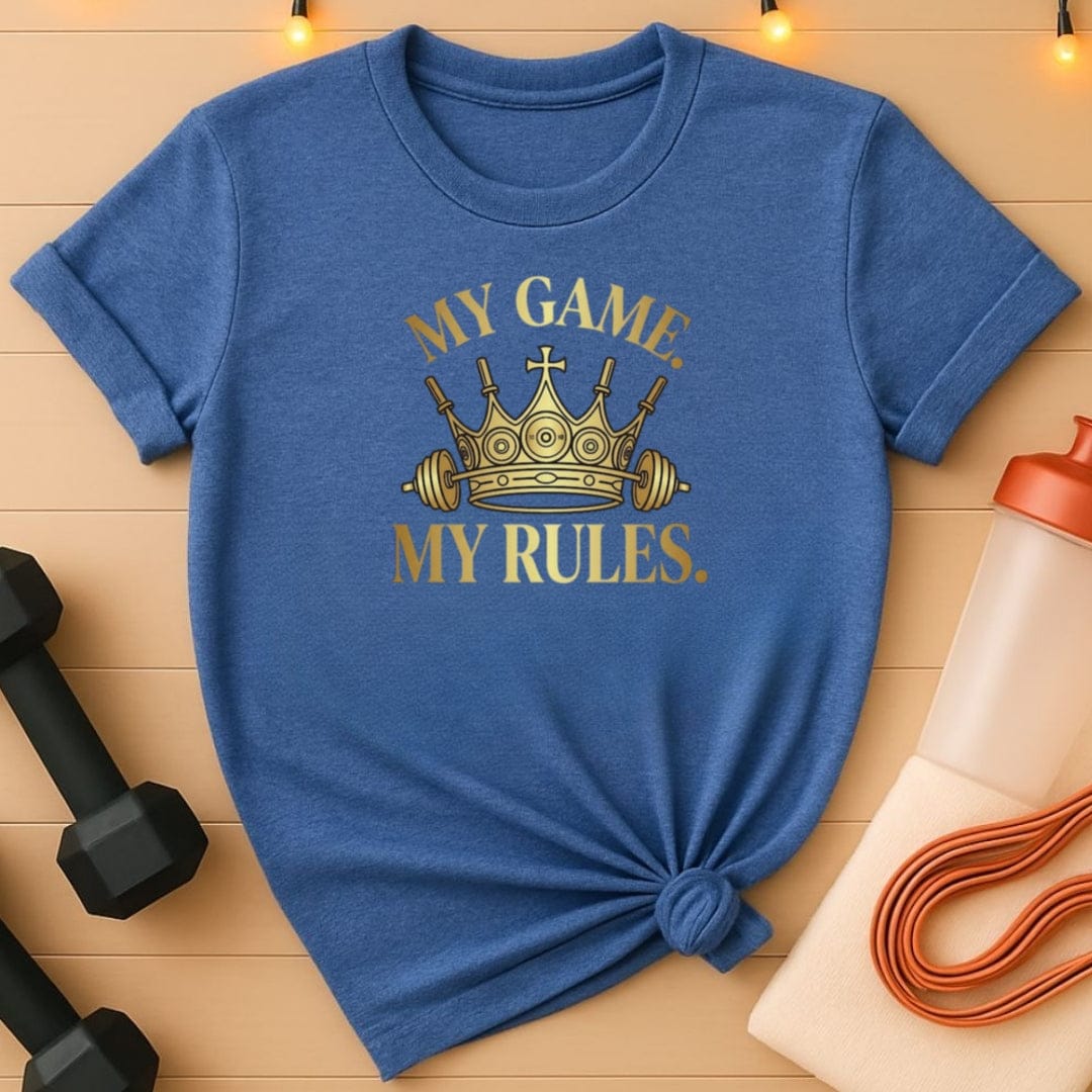 My Game My Rules Barbell T-Shirt