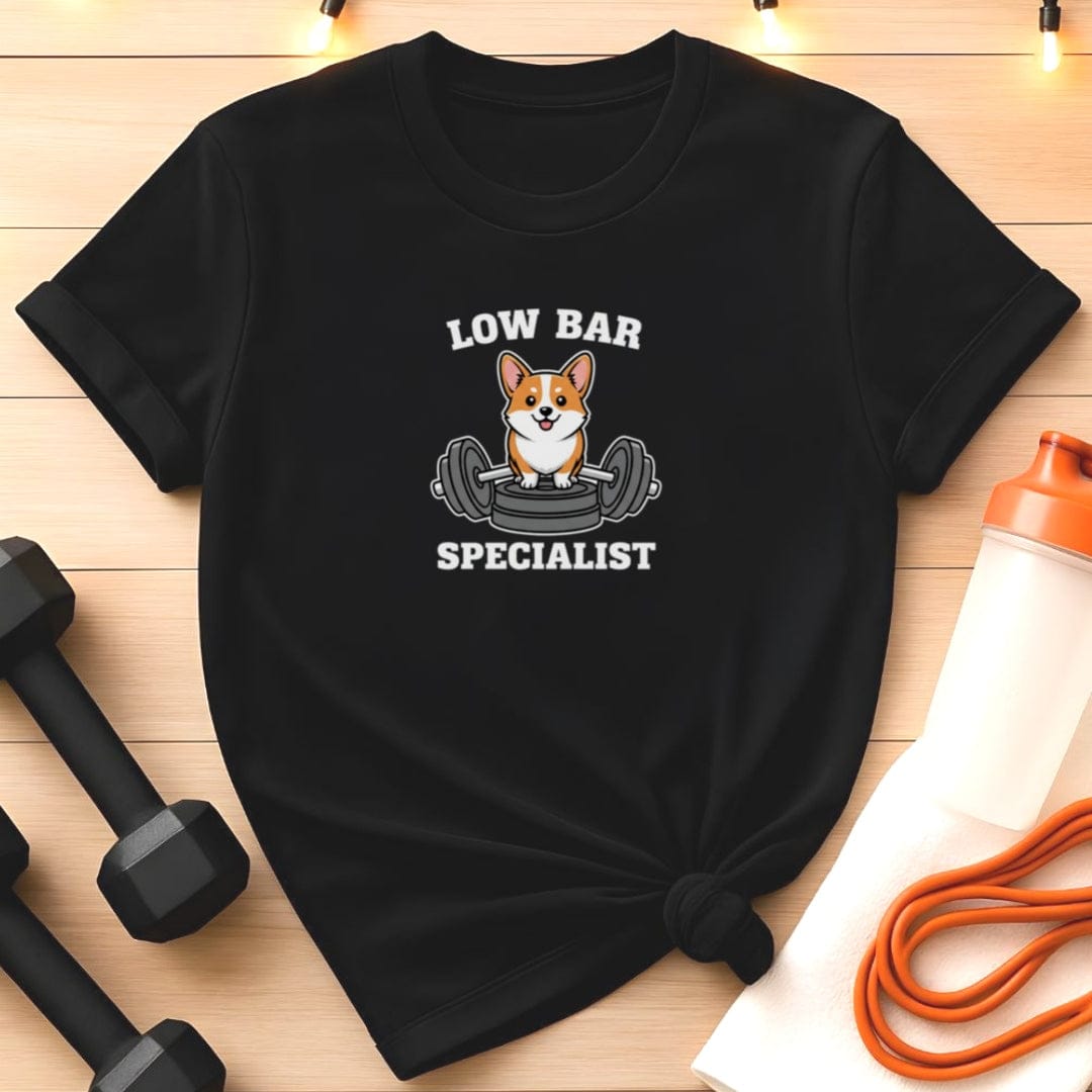 Low Bar Specialist Corgi Gym T-Shirt