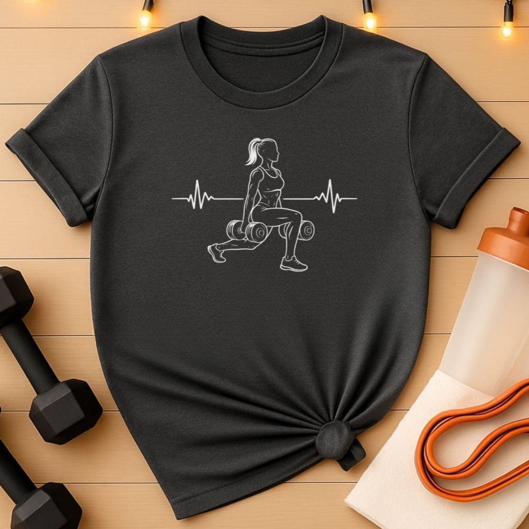 Women’s Walking Lunge Workout T-Shirt