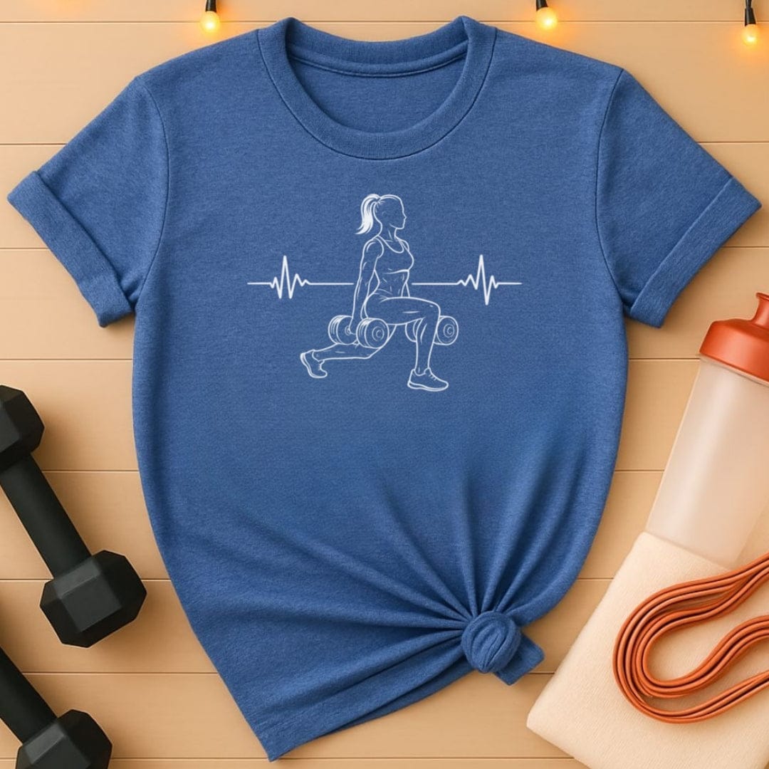 Women’s Walking Lunge Workout T-Shirt
