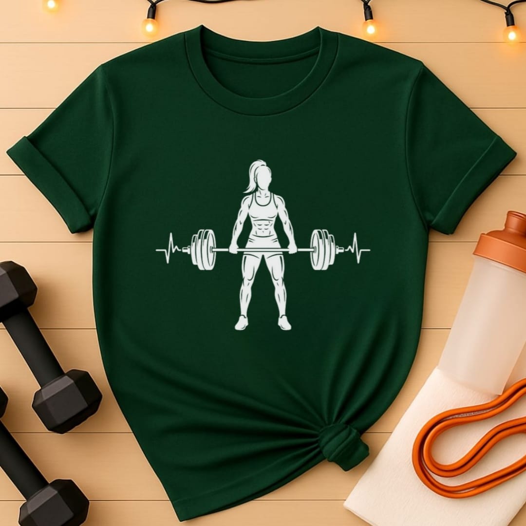 Deadlift Heartbeat Women's Gym T-Shirt