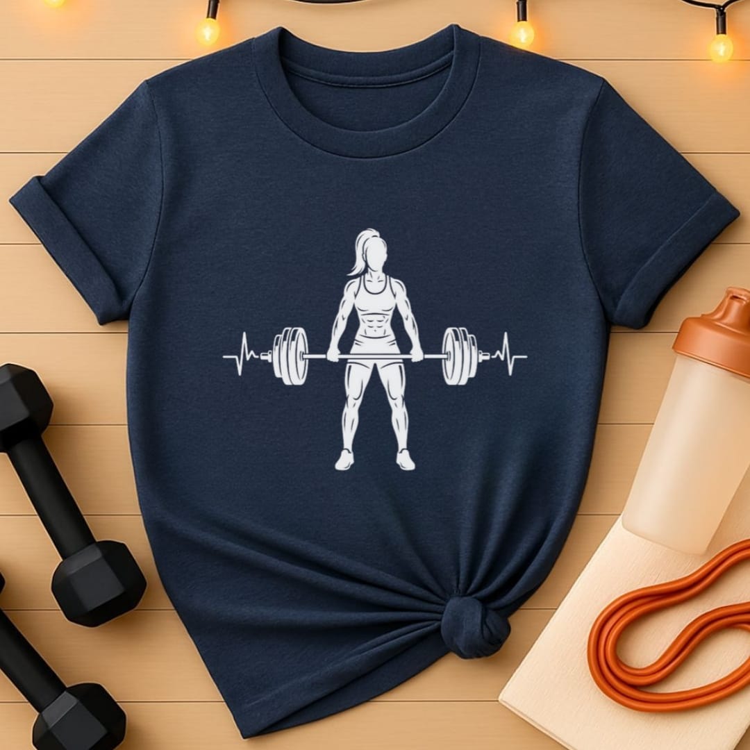 Deadlift Heartbeat Women's Gym T-Shirt