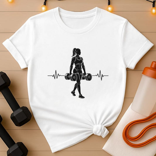 Strongwoman Farmers Carry Gym T-Shirt