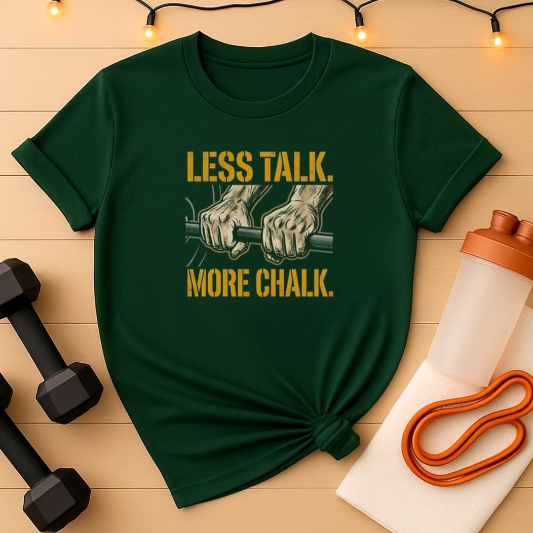 Less Talk More Chalk Gym T-Shirt
