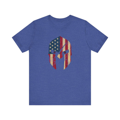 Spartan Sentinel Tee – Red‑Eye Vigilant Warrior
