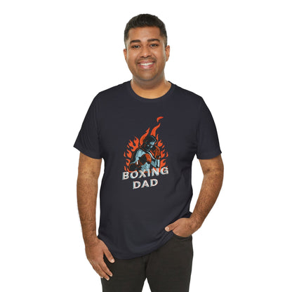 Boxing Dad – Fighter Flame Tee | MMA Dad Shirt