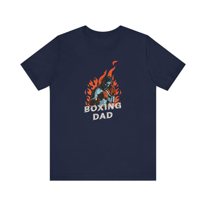 Boxing Dad – Fighter Flame Tee | MMA Dad Shirt