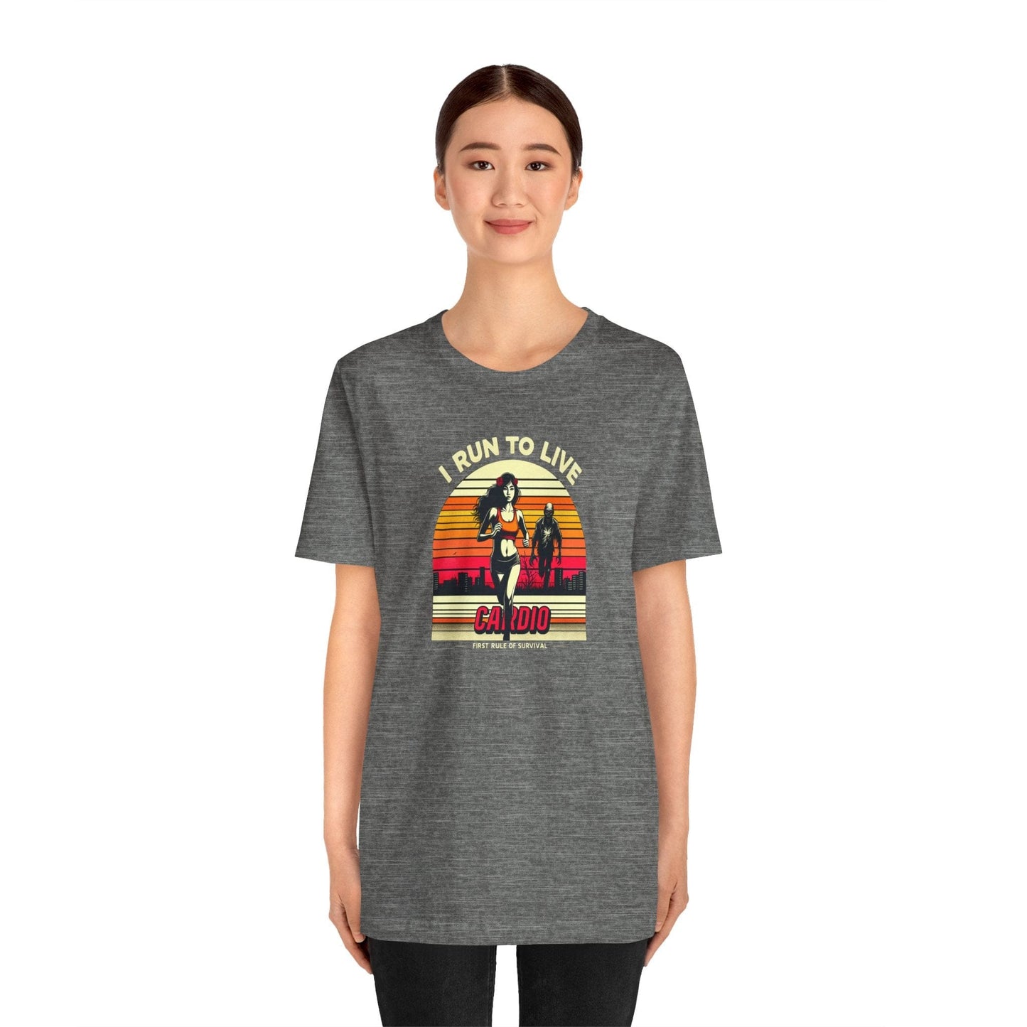I Run to Live Cardio Female Runner T-Shirt