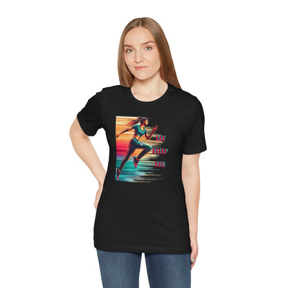 Eat, Sleep, Run Female Running T-Shirt