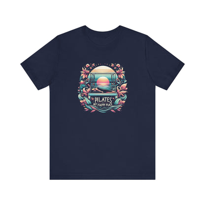 Pilates Is My Happy Place – Floral Reformer Sunset Tee