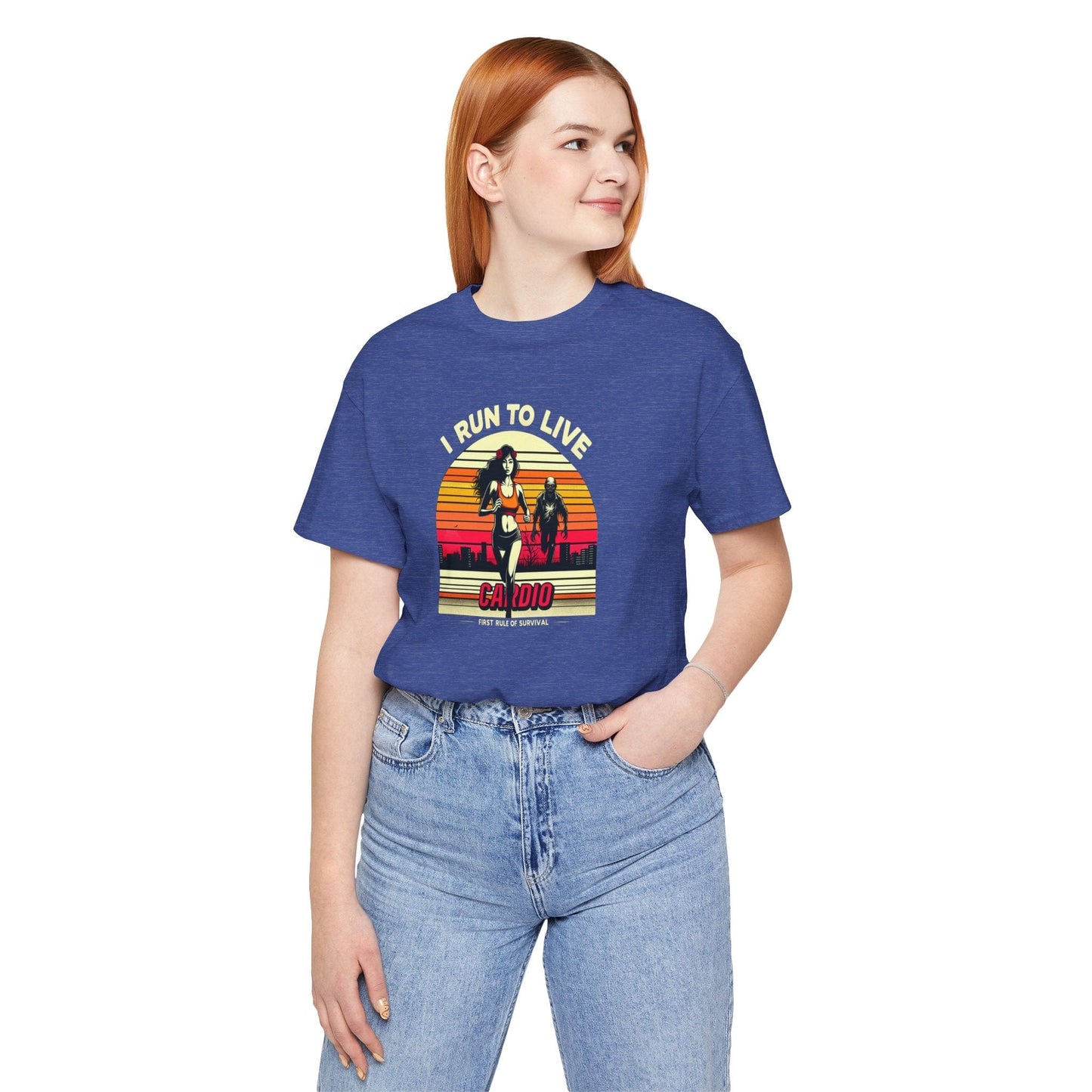 I Run to Live Cardio Female Runner T-Shirt