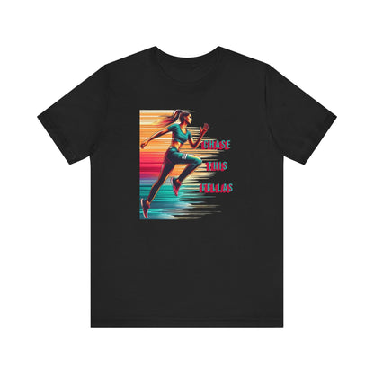 Chase This Fellas Gym Female Running Tee