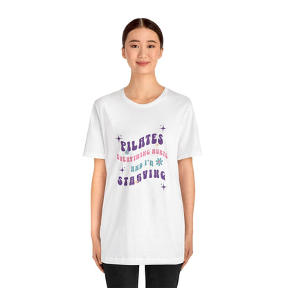 Everything Hurts & I’m Starving Pilates Floral Design Tee