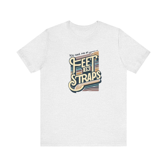 You Had Me At Feet In Straps – 70s Retro Pilates Tee
