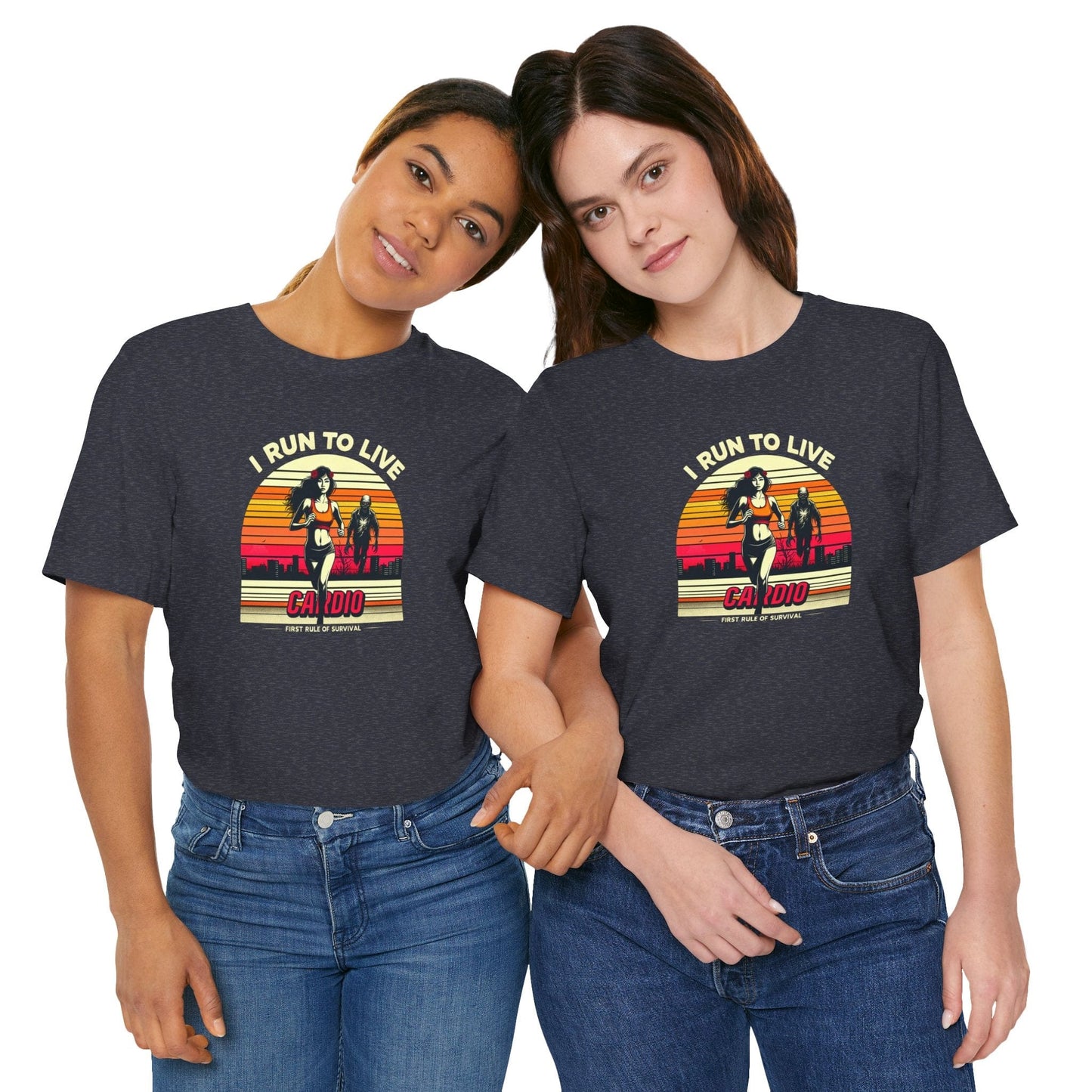 I Run to Live Cardio Female Runner T-Shirt