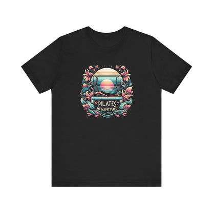 Pilates Is My Happy Place – Floral Reformer Sunset Tee
