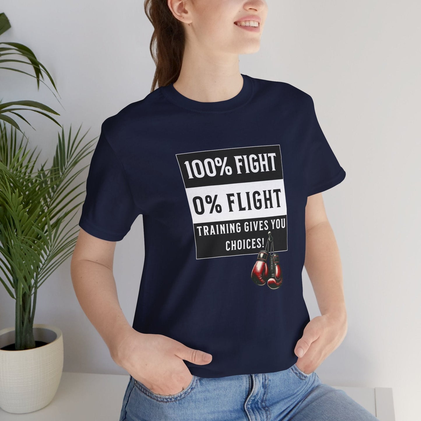 Fight or Flight Warrior T-Shirt - Training Gives You Choices