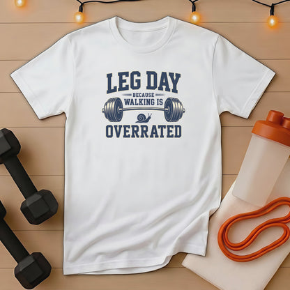 Leg Day: Walking is Overrated Gym T-Shirt