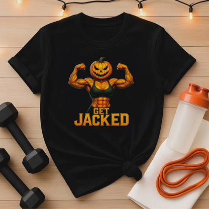Get Jacked Women's Halloween Gym Tee