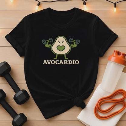 Avocardio Gym T-Shirt  - Funny Avocado Fitness Shirt