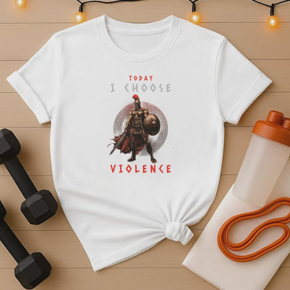 Today I Choose Violence Roman Centurion Gym T-Shirt